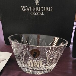 Waterford Crystal Ballylee Bowl 5in Clear Lead Crystal Made in Ireland 40033181